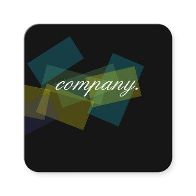 Colorful Rectangles (transparency) Square