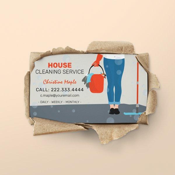 Colorful Retro Cleaning Service