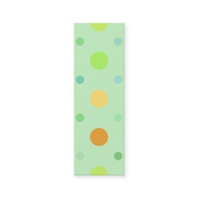Colorful Retro Polka Dots: Green, Yellow, & Orange Mini