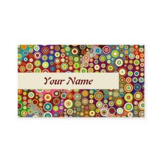 Colorful Retro Spots + your text & ideas