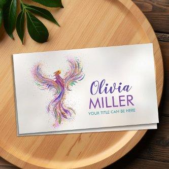 Colorful Rising Phoenix Bird