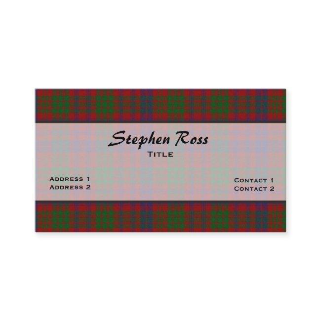 Colorful Ross Plaid Custom