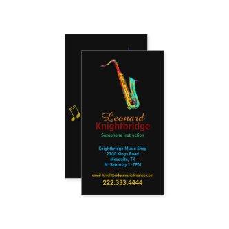 Colorful Saxophone