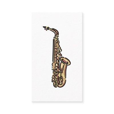 Colorful Saxophone Logo