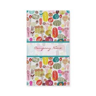 Colorful Simple Hand Drawn Retro Flowers Pattern 3