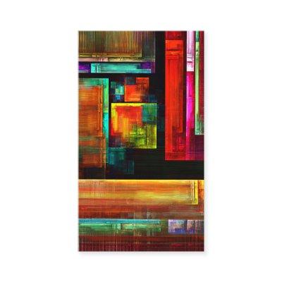 Colorful Squares Modern Abstract Art Pattern #04