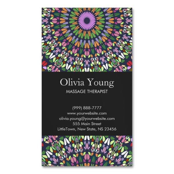 Colorful Stone Mandala  Magnet