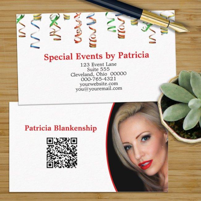 Colorful Streamers QR Code Photo Professional