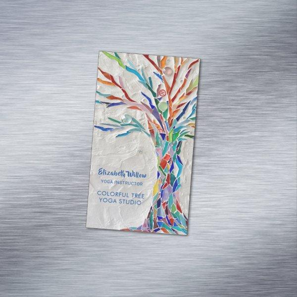 Colorful Tree Yoga Studio  Magnet