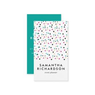 Colorful Triangle Confetti Pattern