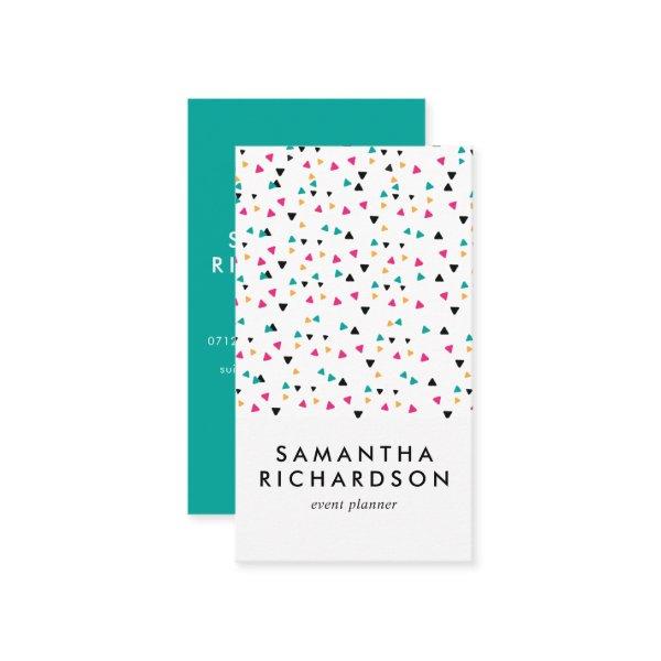 Colorful Triangle Confetti Pattern