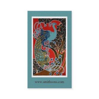 Colorful Vintage Peacock