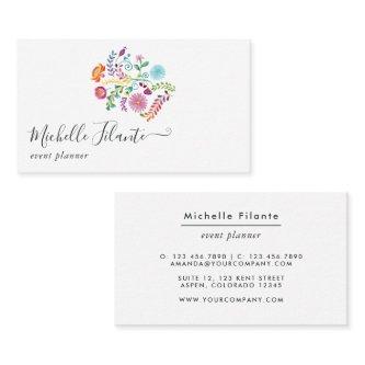 Colorful Watercolor Floral Fiesta