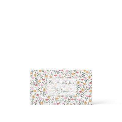 Colorful Wildflower Watercolor Design
