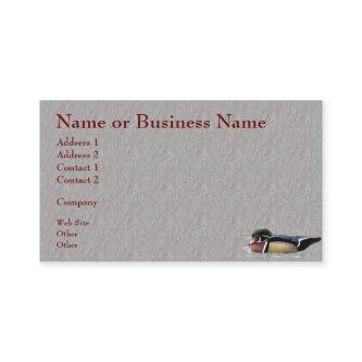 Colorful Wood Duck Business or Profile Card