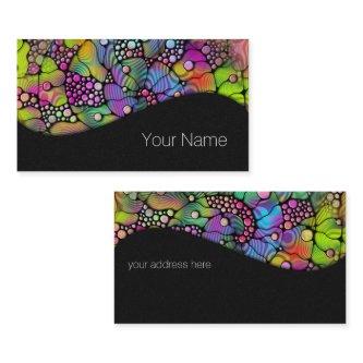 Colorfully Dots Spirals Hand Painting 1