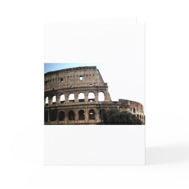 Colosseum Italian Travel Photo Card