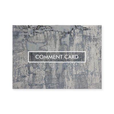comment card crispy texture