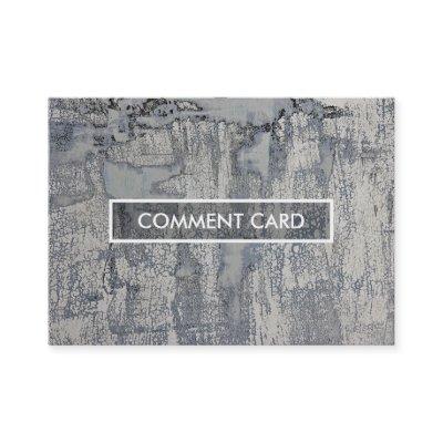 comment card crispy texture