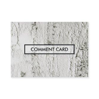 comment card painted chips