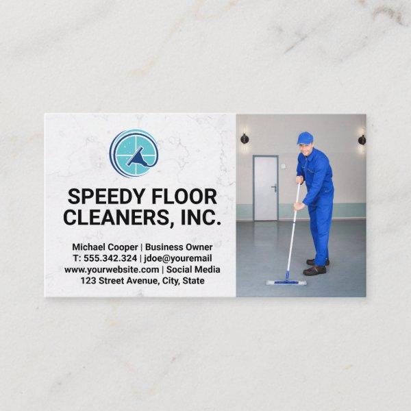 Commercial Cleaner Service | Man Cleaning Floors