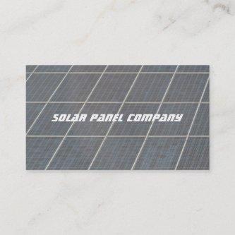 Commercial solar panel bank