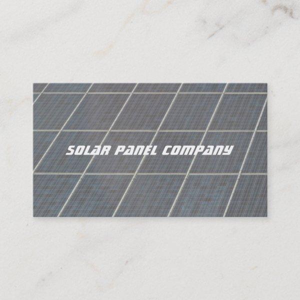 Commercial solar panel bank