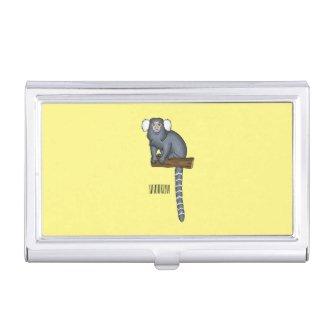 Common marmoset cartoon illustration  case