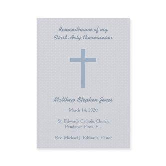 Communion Pastel Blue Cross