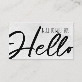 Community Manager/Nice to meet you/Hello