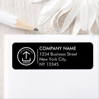 Company Branded Business Mail Return Address Black Label