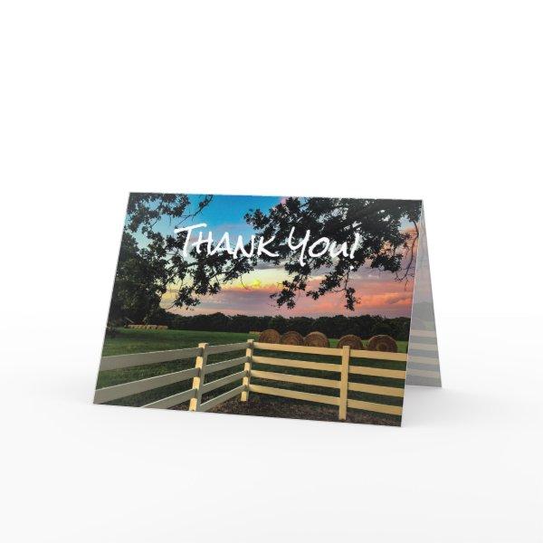 Company Custom Photo & Message Business Thank You