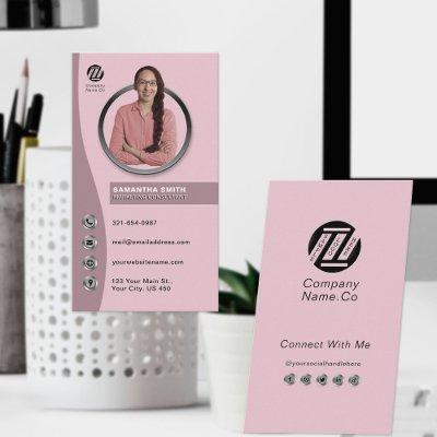 Company Employee Modern Photo Profile Professional