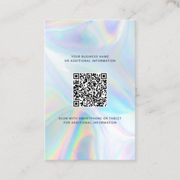 Company Logo and QR Code DIY Holographic Notary