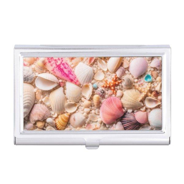 Composition of shells of unique shapes  case