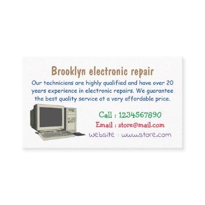 Computer cartoon illustration