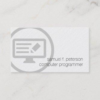 Computer Programmer Bold Program Code Icon I.T.