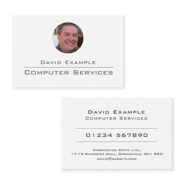 Computer Services with Photo of Holder