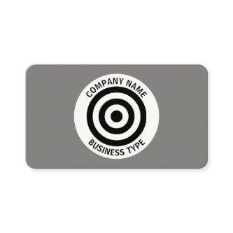 Concentric Circles - Gray #7F7F7F