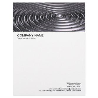 Concentric Rings - Chrome Letterhead