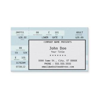 concert ticket