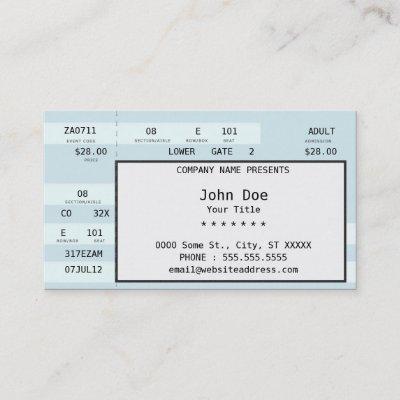 concert ticket