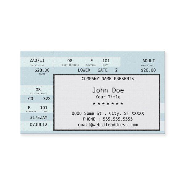 concert ticket