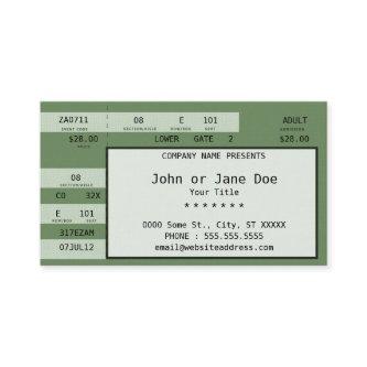 concert ticket