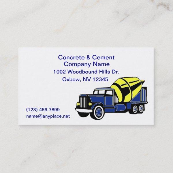 Concrete and Cement Company