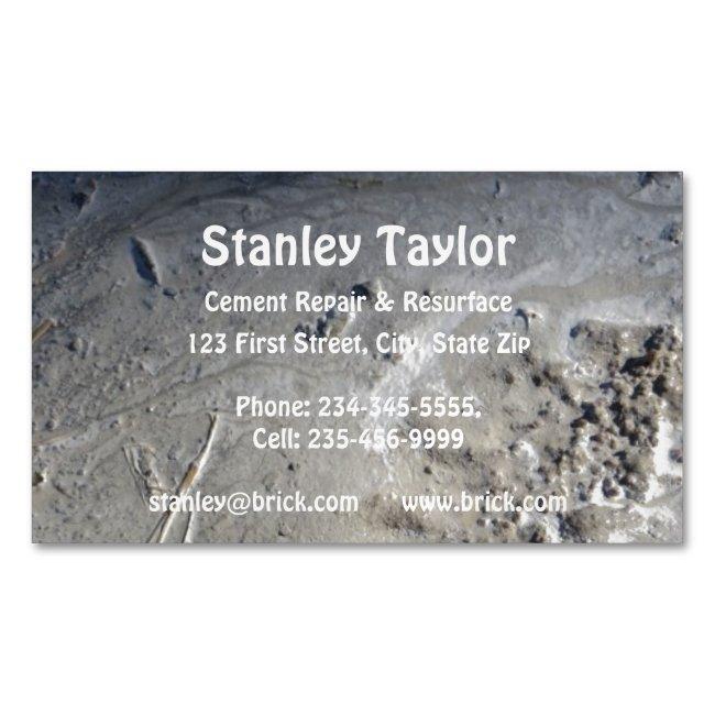 Concrete & Cement Solutions Custom Magnet