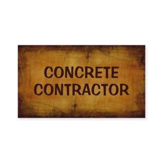 Concrete Contractor Antique