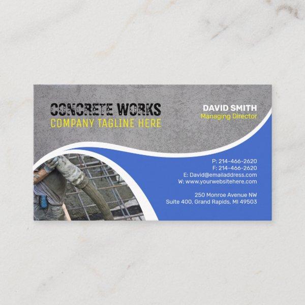 Concrete works, Construction