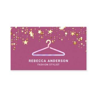 Confetti Pink Clothes Hanger Fashion Stylist