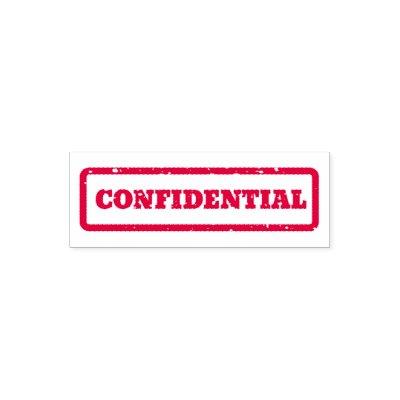 Confidential Self-inking Stamp
